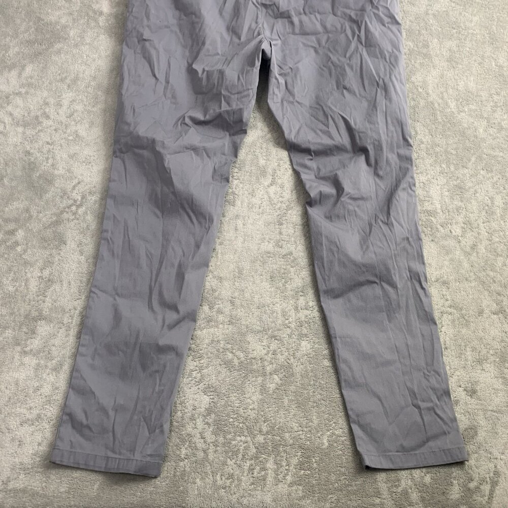 Birddogs Pants Men's 38x32 Performance Golf Chino Gray Stretch Athleisure Lined - Picture 12 of 13